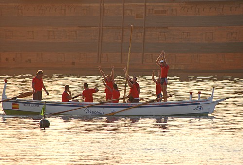 La María Juliana vencedora de la regata