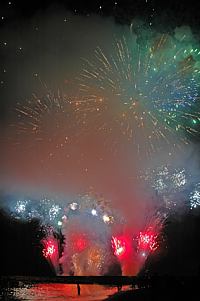 Fuegos Artificiales en la Inauguración de la Feria de Málaga